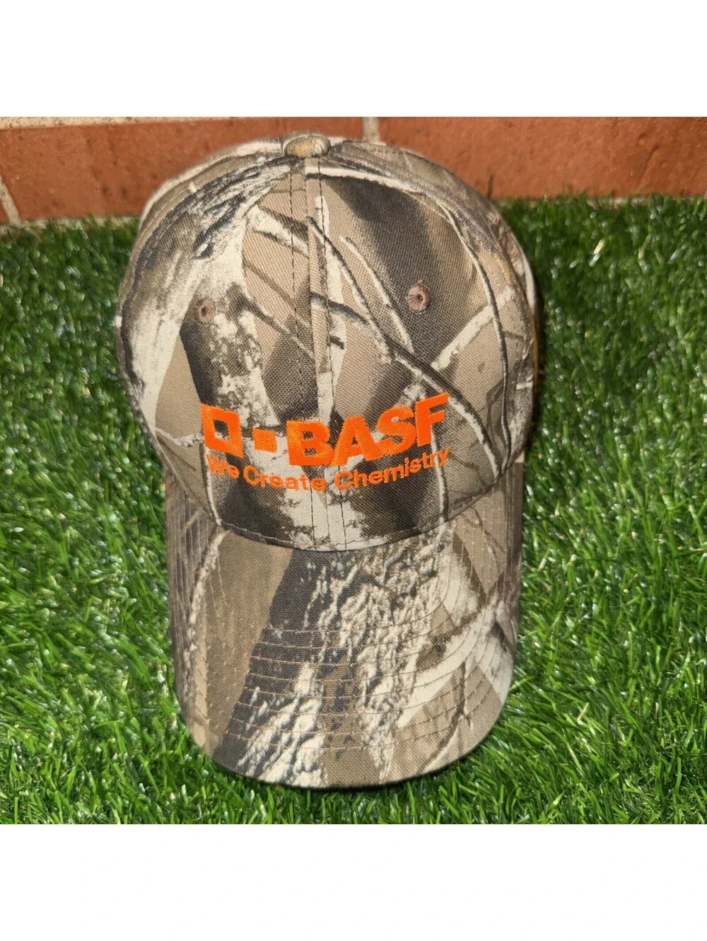 O-BASF We Crest Chemistry Realtree Camo StrapBack Hat